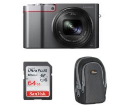 PANASONIC  Lumix DMC-TZ100EB-S Compact Camera & Accessories Bundle